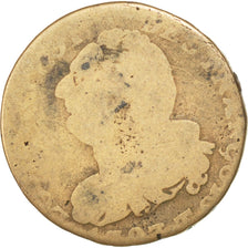 FRANCE, 6 deniers françois, 6 Deniers, 1793, Nantes, KM #610.5, VG(8-10), Bronze