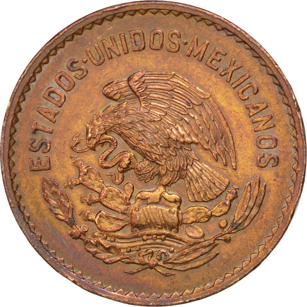 Mexique, République, 5 Centavos 1954 Mexico, KM 424
