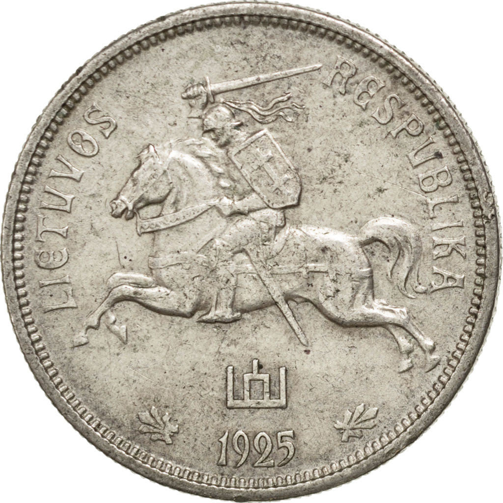 Moneta, Lituania, 5 Litai, 1925, SPL-, Argento, KM:78