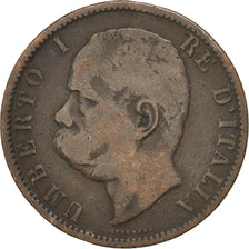 ITALY, 10 Centesimi, 1894, Birmingham, KM #27.1, VF(20-25), Copper, 9.72