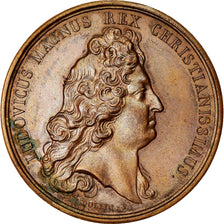 France, Medal, Louis XIV, Prise de Gerona, History, 1694, Dollin, Restrike