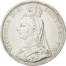 GREAT BRITAIN, Crown, 1887, KM #765, VF(30-35), Silver, 38.61, 28.00