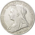 Coin, Great Britain, Victoria, Crown, 1900, VF(30-35), Silver, KM:783