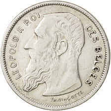 Coin, Belgium, 2 Francs, 2 Frank, 1904, EF(40-45), Silver, KM:58.1