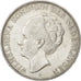 Moneda, Países Bajos, Wilhelmina I, 2-1/2 Gulden, 1930, MBC, Plata, KM:165