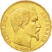 Moneda, Francia, Napoleon III, Napoléon III, 20 Francs, 1854, Paris, MBC+, Oro