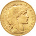 FRANCE, Marianne, 20 Francs, 1909, KM #857, AU(55-58), Gold, Gadoury #1064a,...