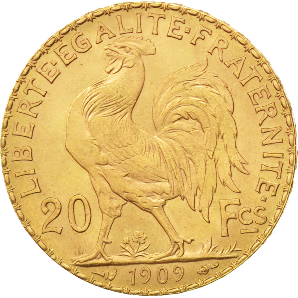 IIIème République, 20 Francs or Marianne 1909, KM 857