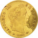 FRANCE, Napoléon III, 5 Francs, 1863, Paris, KM #803.1, VF(20-25), Gold, Gadoury