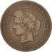 Coin, France, Cérès, 10 Centimes, 1897, Paris, VF(30-35), Bronze, KM:815.1