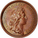 Frankreich, Medaille, Louis XIV, La France Florissante, 1663, Kupfer, Mauger