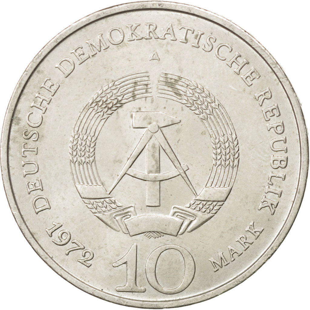 Münze, GERMAN-DEMOCRATIC REPUBLIC, 10 Mark, 1972, Berlin, SS, Copper-nickel