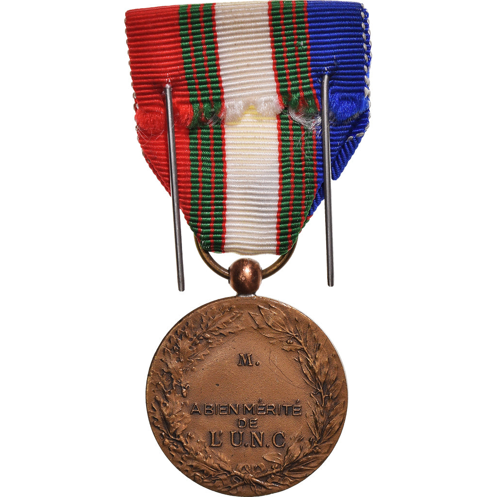 France, Union Nationale des Combattants, Médaille, Excellent Quality, Bronze