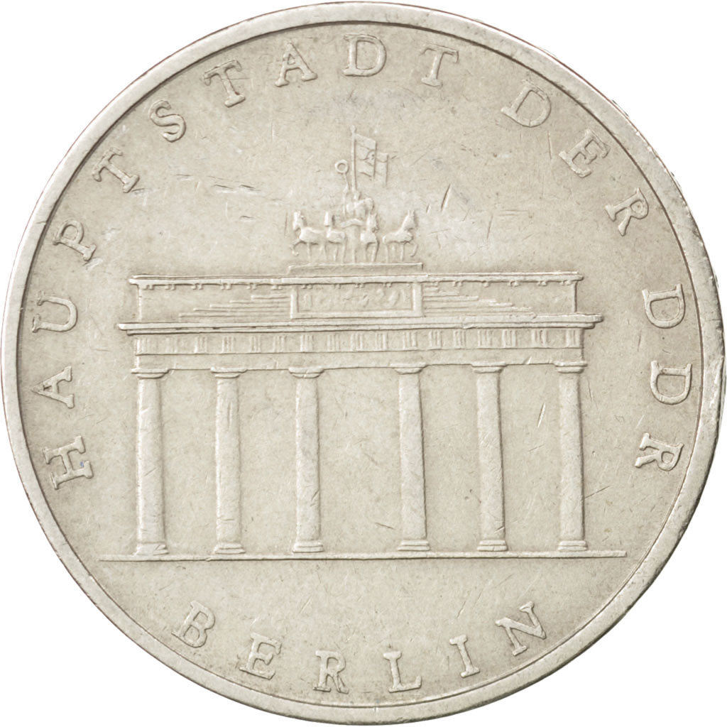 REPUBBLICA DEMOCRATICA TEDESCA, 5 Mark, 1971, Berlin, BB, Rame-nichel, KM:29