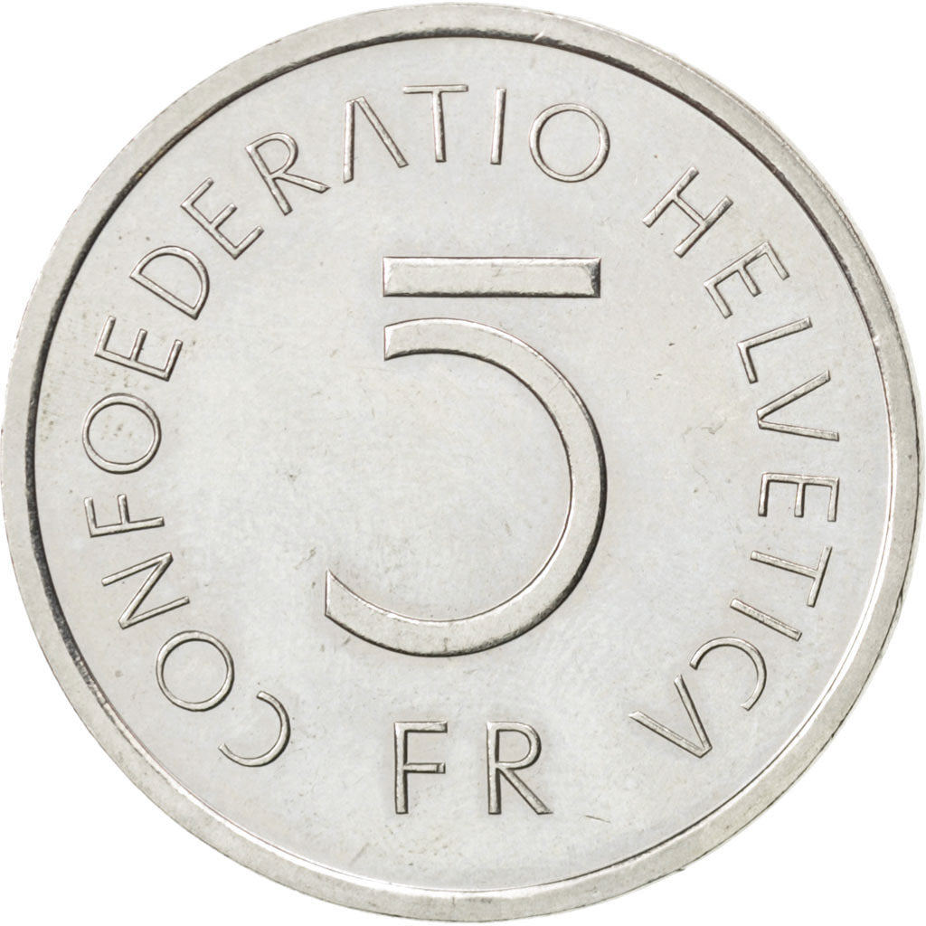 Moneta, Svizzera, 5 Francs, 1976, SPL-, Rame-nichel, KM:54