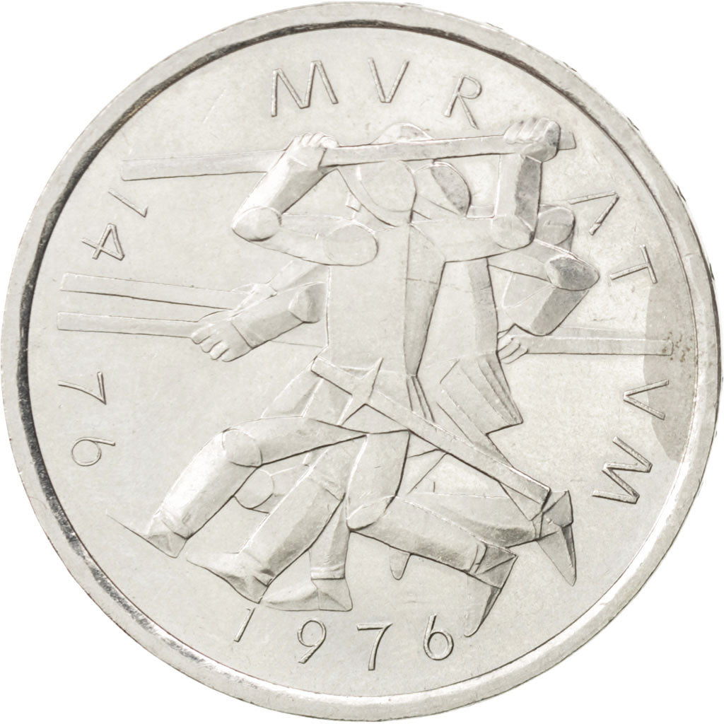 Coin, Switzerland, 5 Francs, 1976, AU(55-58), Copper-nickel, KM:54