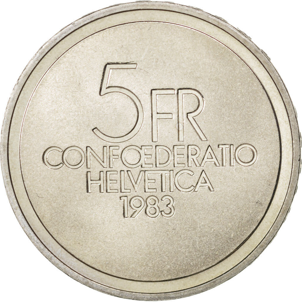 Suisse, Confédération Helvétique, 5 Francs 1983, KM 62