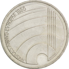 SWITZERLAND, 5 Francs, 1985, KM #64, AU(55-58), Copper-Nickel, 31.45, 13.30