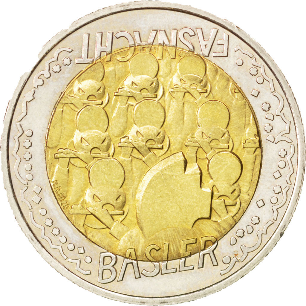 SWITZERLAND, 5 Francs, 2000, Bern, KM #89, AU(55-58), Bi-Metallic, 32.85, 15.00