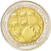 SWITZERLAND, 5 Francs, 2000, Bern, KM #89, AU(55-58), Bi-Metallic, 32.85, 15.00