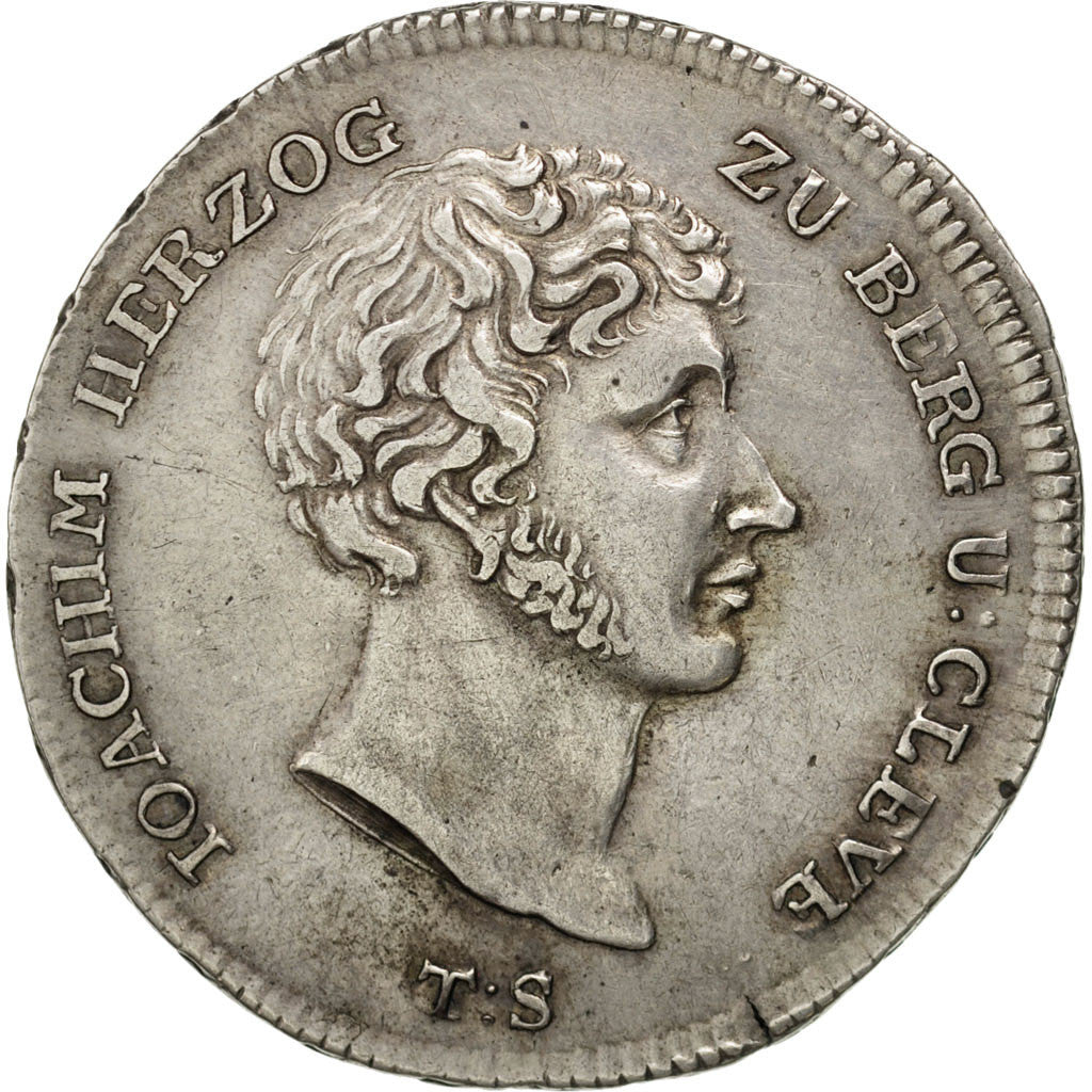 Monnaie, Etats allemands, BERG, Joachim Murat, Thaler, Reichs, 1806, D, SUP