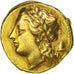 Coin, Sicily, Syracuse (317-289 BC), Agathokles, 25 Litra, AU(50-53), Electrum