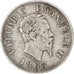 Coin, Italy, Vittorio Emanuele II, 50 Centesimi, 1863, Milan, EF(40-45), Silver