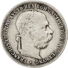 HUNGARY, Korona, 1893, Kormoczbanya, KM #484, VF(30-35), Silver, 4.91