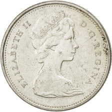 Coin, Canada, Elizabeth II, 25 Cents, 1968, Ottawa, AU(50-53), Silver, KM:62a