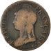FRANCE, Dupré, 5 Centimes, 1799, Paris, KM #640.1, F(12-15), Bronze, 28, Gadoury