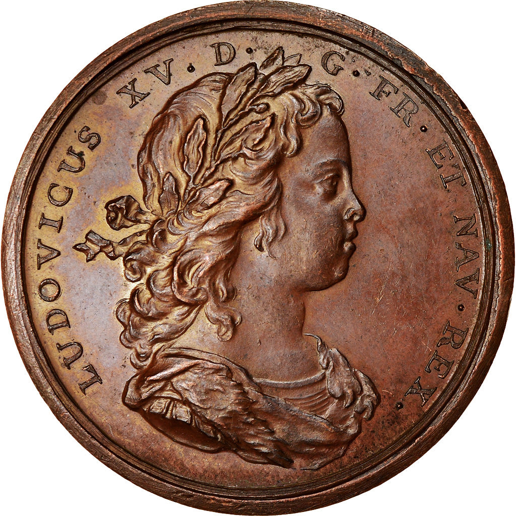 Francja, Medal, Ludwik XV, Visite du Roi à la Monnaie des Médailles, Historia