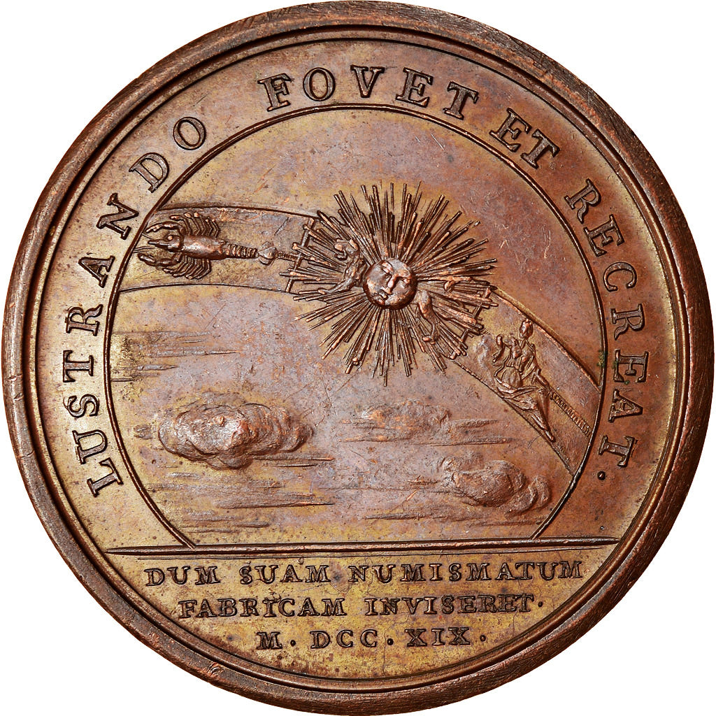 Francja, Medal, Ludwik XV, Visite du Roi à la Monnaie des Médailles, Historia