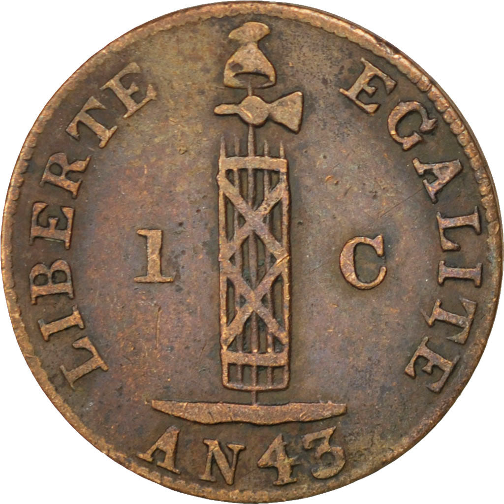 HAITI, Centime, 1846, KM #25.1, EF(40-45), Copper, 21, 2.90