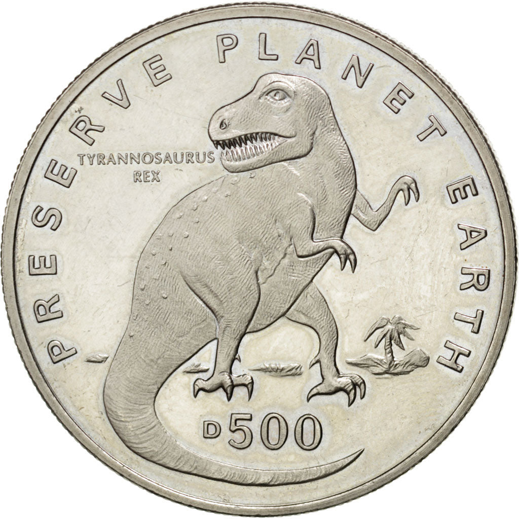 BOSNIA-HERZEGOVINA, 500 Dinara, 1993, KM #4, MS(60-62), Copper-Nickel, 28.48