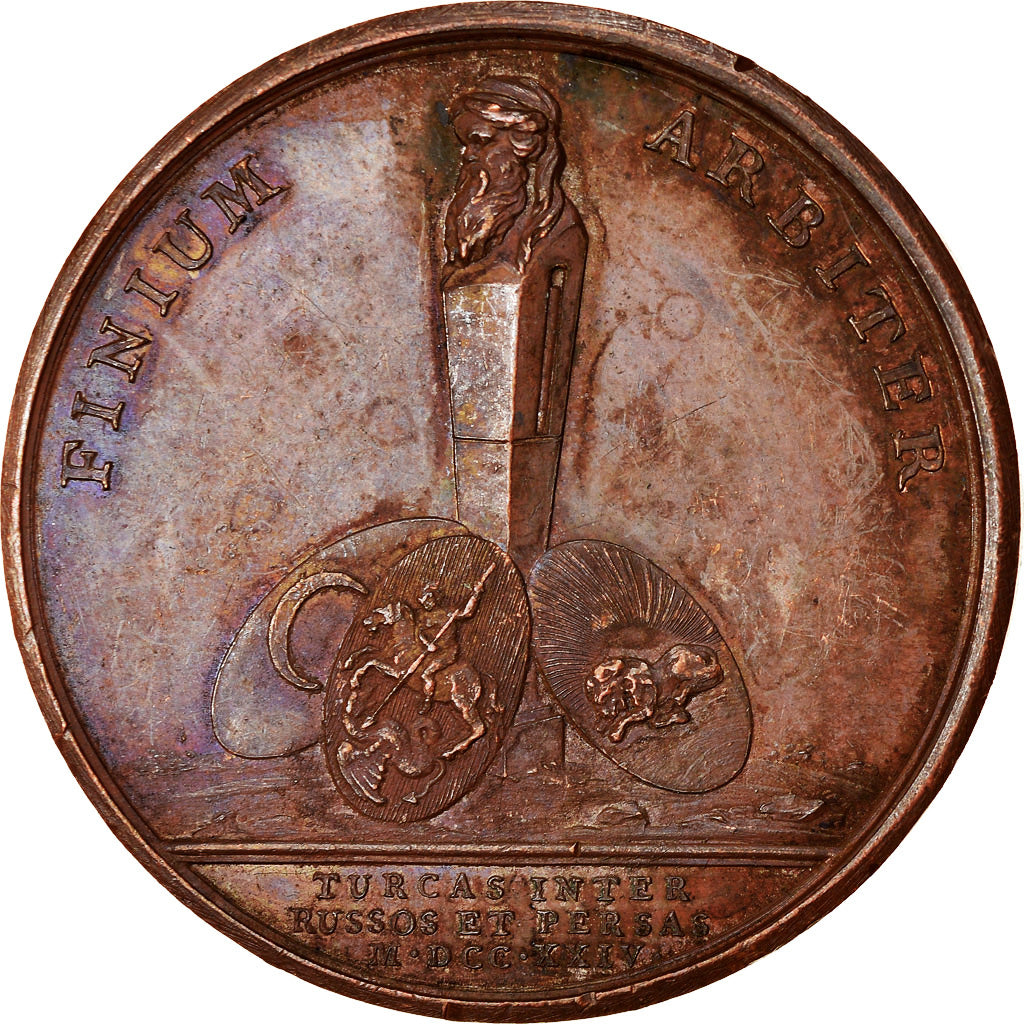 France, Médaille, Louis XV, Médiation de la France entre la Turquie, la Russie