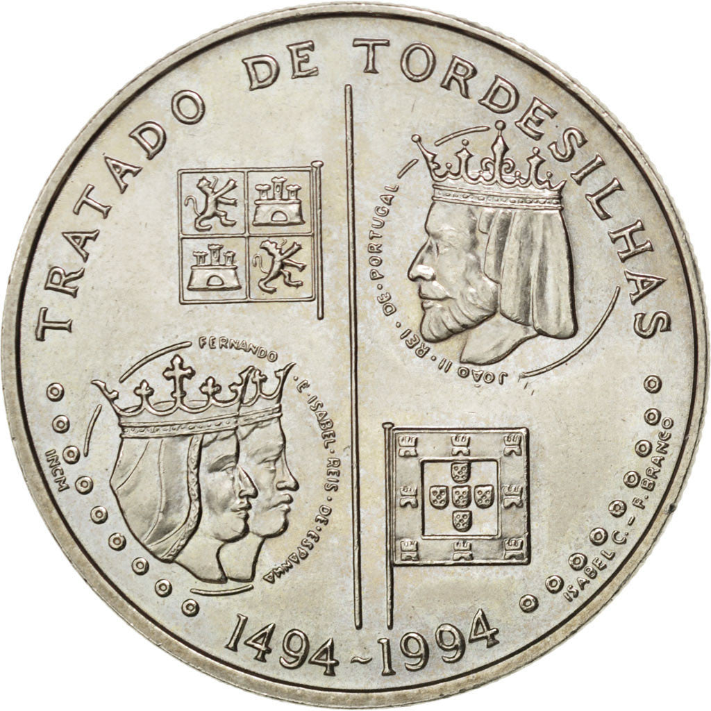 Coin, Portugal, 200 Escudos, 1994, MS(63), Copper-nickel, KM:671