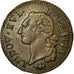 Monnaie, France, Louis XVI, Sol ou sou, Sol, 1790, Lyon, TTB, Cuivre, KM:578.5