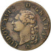 Moneta, Francja, Louis XVI, Sol ou sou, Sol, 1791, Orléans, EF(40-45), Miedź