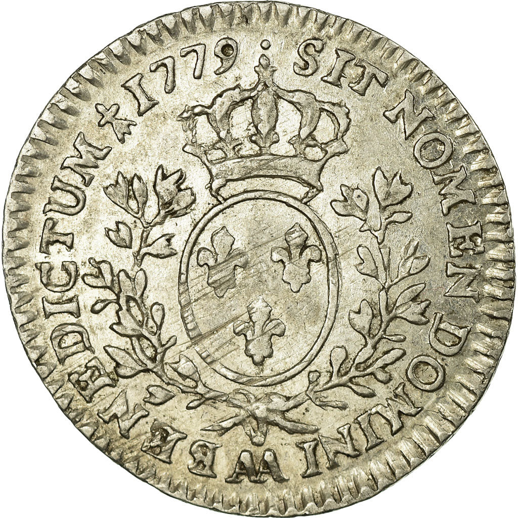Coin, France, Louis XVI, 1/10 Écu, 12 Sols, 1/10 ECU, 1779, Metz, EF(40-45)