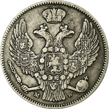 Monnaie, Pologne, Nicholas I, 2 Zlote-30 Kopeks, 1837, Moneta Wschovensis, TTB