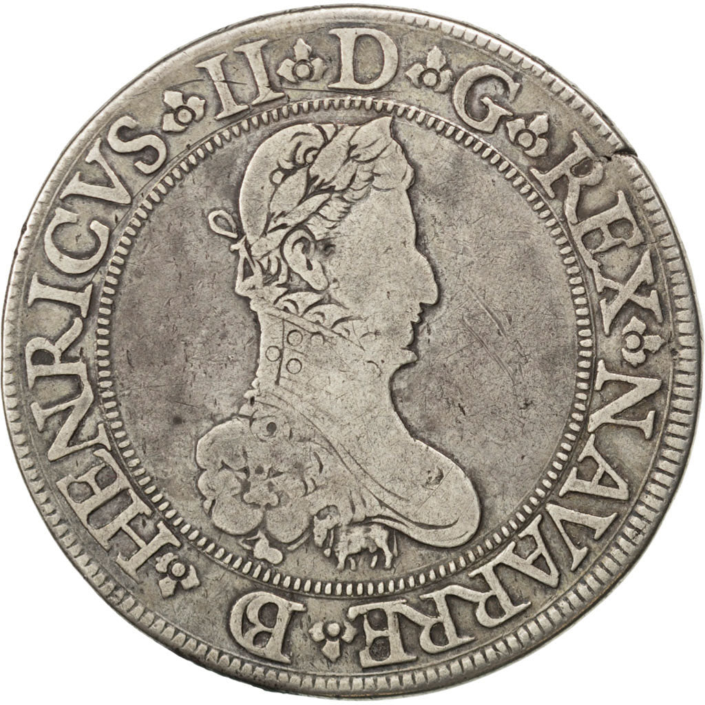NAVARRE, Henri II, Franc 1579 Pau, Boudeau 601
