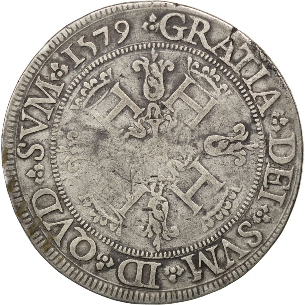 NAVARRE, Henri II, Franc 1579 Pau, Boudeau 601