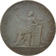FRANCE, 2 Sols, 1791, KM #Tn23, VF(30-35), Bronze, Brandon #217, 17.90
