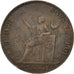 FRANCE, 2 Sols, 1792, KM #Tn25, EF(40-45), Bronze, Brandon #222, 15.90