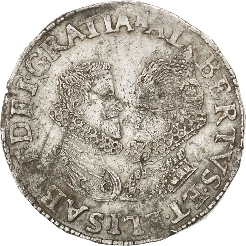 Belgique, Pays-Bas Espagnols, Albert et Isabelle, Florin 1599 Tournai, Delmonte.