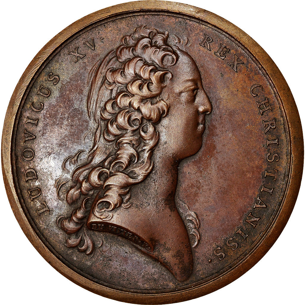 Francja, Medal, Ludwik XV, Le Roi Protecteur des Sciences et des Arts, Historia
