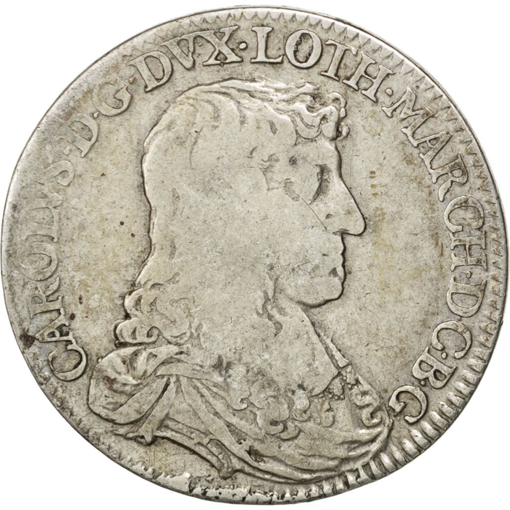 Francia, Teston, 1663, Nancy, MB, Argento, Boudeau:1566