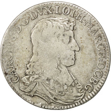 Francia, Teston, 1663, Nancy, MB, Argento, Boudeau:1566