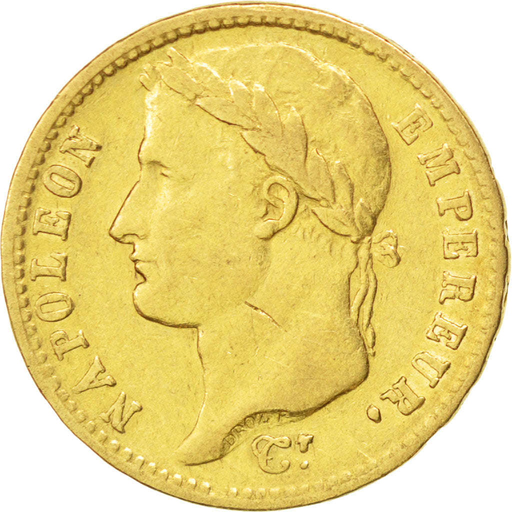 FRANCE, Napoléon I, 20 Francs, 1811, Lille, KM #695.10, EF(40-45), Gold, Gadoury
