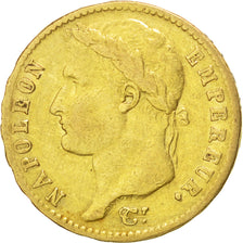 Francia, Napoléon I, 20 Francs, 1810, Paris, MB, Oro, KM:695.1, Gadoury:1025